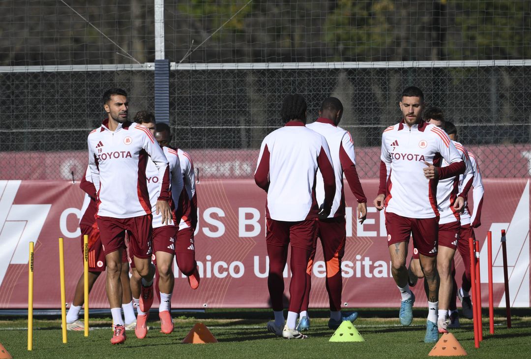 Roma, l’allenamento a due giorni dal Lecce: out Dovbyk e Cristante – FOTOGALLERY - immagine 3