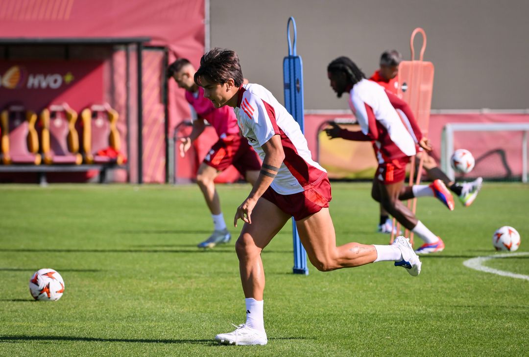 Trigoria, la rifinitura alla vigilia della gara contro l’Union SG – FOTO GALLERY - immagine 11