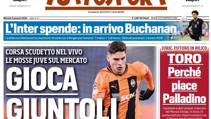 prima pagina tuttosport