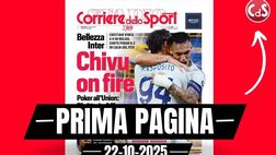 Prima pagina Corriere dello Sport: “Caso Milan-Fiorentina, per l’AIA il rigore non c’era”