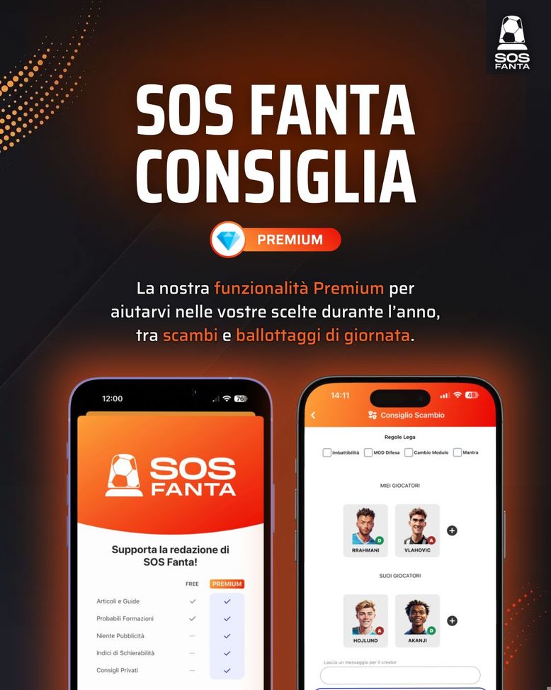 SOS Consiglia: ecco come avere le risposte sugli scambi al fantacalcio in questa sosta- immagine 2