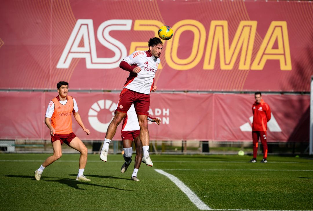 Roma, secondo allenamento dell’anno: Dovbyk torna in gruppo – FOTO GALLERY - immagine 42