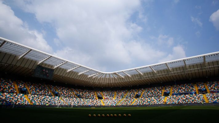 UDINE, ITALY - MARCH 16: A general view inside the stadium prior to the Serie A TIM match between Udinese Calcio and Torino FC at Bluenergy Stadium on March 16, 2024 in Udine, Italy. (Photo by Timothy Rogers/Getty Images) Udinese Fiorentina dove vedere