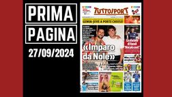 Prima pagina Tuttosport: Milan è stata vera gloria? Oggi il Lecce