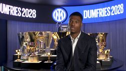 Dumfries: “Amo l’Inter, felice del rinnovo. Champions? Vincerla è un obiettivo”