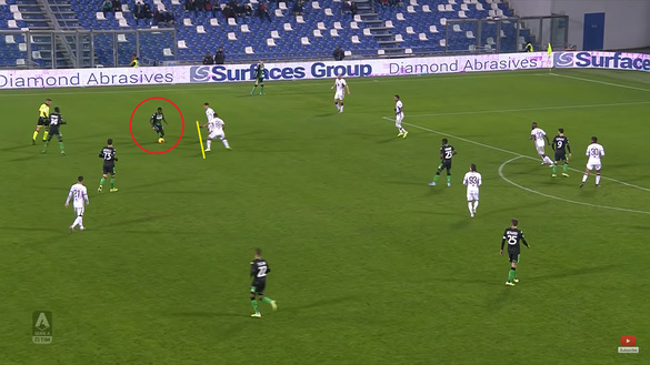 Sassuolo-Torino 2-1, l’analisi dei gol: lo schema funziona, Aina si perde Berardi- immagine 5