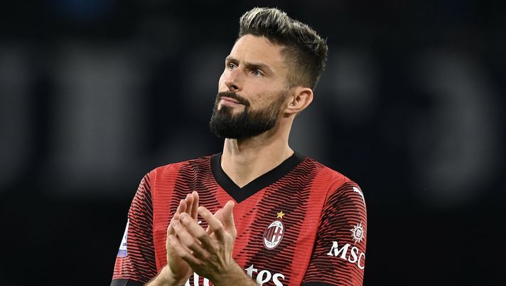 Olivier Giroud AC Milan Napoli-Milan 2-2 Serie A 2023-2024