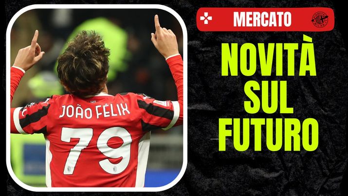 esultanza gol Joao Felix AC Milan Milan-Roma 3-1 Coppa Italia 2024-2025