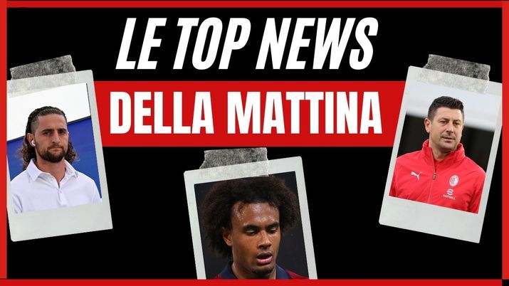 Top News mattina AC Milan - Joshua Zirkzee, Daniele Bonera, Adrien Rabiot (Getty Images) Top News mattina AC Milan - Joshua Zirkzee, Daniele Bonera, Adrien Rabiot