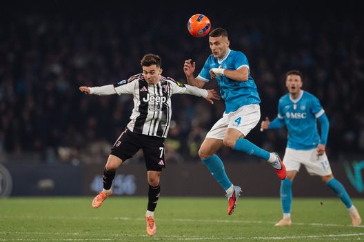 NAPLES, ITALY - DECEMBER 07: Alessandro Buongiorno in action during the Serie A match between SSC Napoli and Juventus FC at Stadio Diego Armando Maradona on December 07, 2025 in Naples, Italy. (Photo by SSC NAPOLI/SSC NAPOLI via Getty Images)
