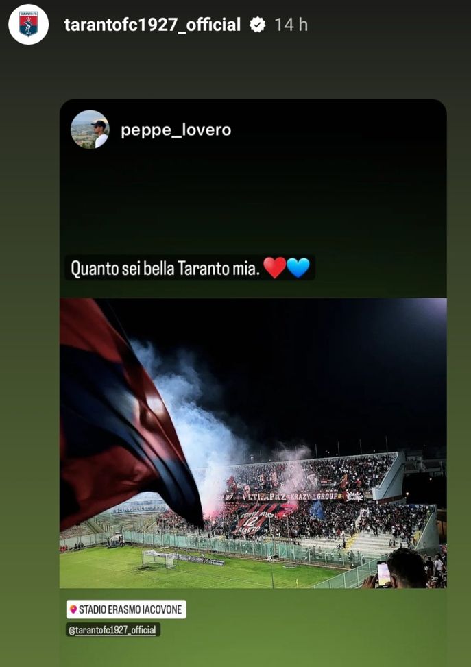 Il derby riconcilia Taranto ed Eziolino Capuano: ecco l’inchino, prima della follia finale…- immagine 2