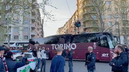 Video – Torino-Milan: l’arrivo del pullman granata allo stadio