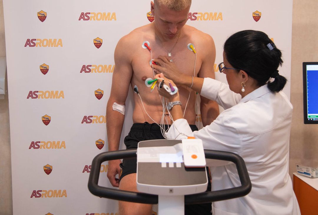 Roma, le prime immagini di Kristensen con la maglia giallorossa – FOTO GALLERY - immagine 17