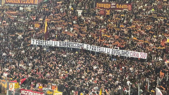 La Curva abbraccia i tifosi di Nizza in un emozionante striscione all’Olimpico - immagine 1