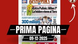 Prima pagina Tuttosport: “Entra Pulisic, Milan primo. Da 2-0 a 2-3: la febbre viene al Toro”