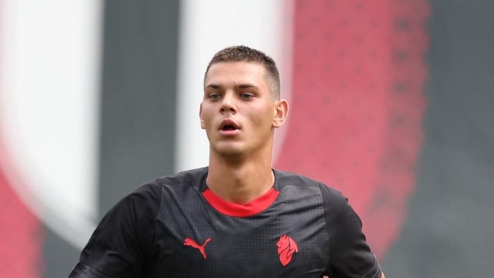 Matteo Dutu, calciatore del Milan Primavera (getty images) Matteo Dutu, calciatore del Milan Primavera (getty images)