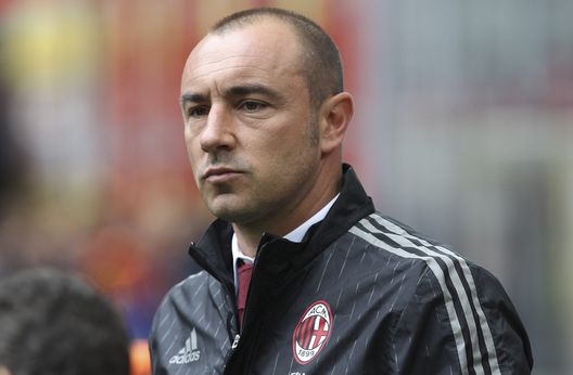 Cristian Brocchi, allenatore del Milan nel 2016 (Photo by Marco Luzzani/Getty Images)
