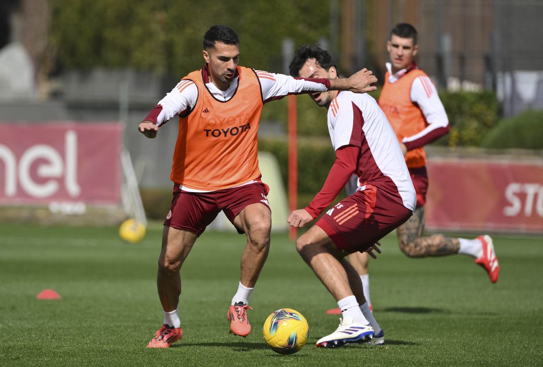 Trigoria, l’allenamento a due giorni dal Como – FOTO GALLERY - immagine 16
