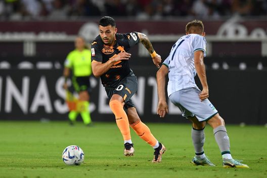 TURIN, ITALY - AUGUST 14: Nemanja Radonjic of Torino FC in action during the Coppa Italia Round of 32 match between Torino FC and Feralpisalo at Stadio Olimpico Grande Torino on August 14, 2023 in Turin, Italy. (Photo by Valerio Pennicino/Getty Images)