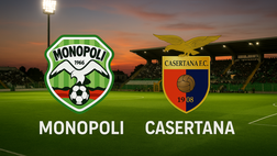 Monopoli-Casertana in diretta streaming gratis: dove vedere la partita