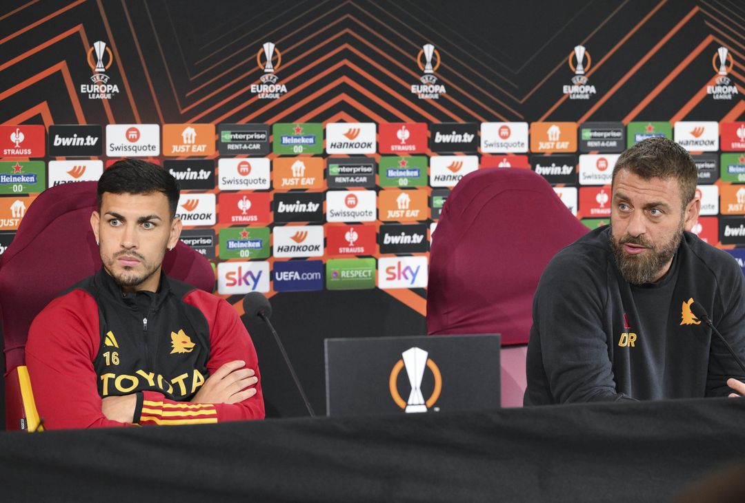Roma-Bayer Leverkusen, la conferenza stampa di De Rossi e Paredes – FOTO GALLERY- immagine 1