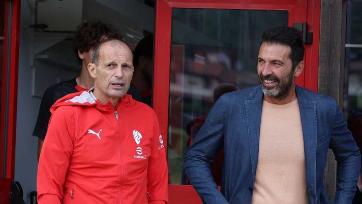 Buffon si esprime su Allegri | AC Milan News (Foto Getty Images) Milan, Buffon contro Cassano: 'Allegri il migliore possibile per i rossoneri'