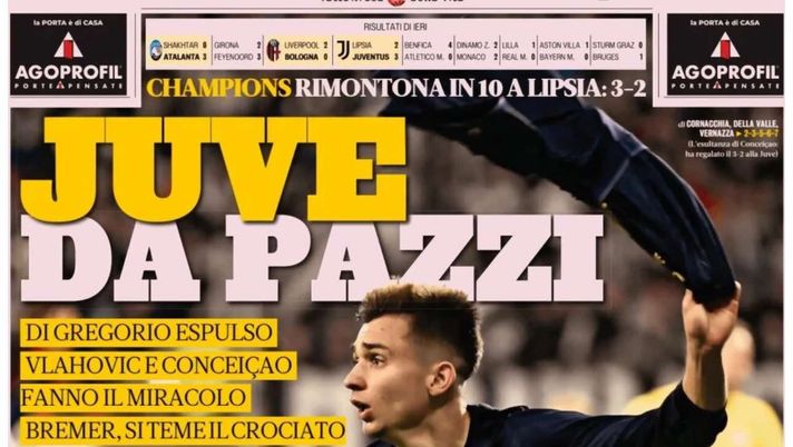 PRIMA PAGINA GAZZETTA DELLO SPORT OGGI: “Inzaghi al rinnovo, ci metto la firma”