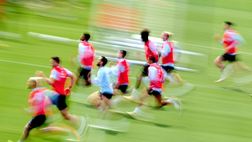 VIDEO / Inter al lavoro verso il derby: le immagini dell’allenamento ad Appiano