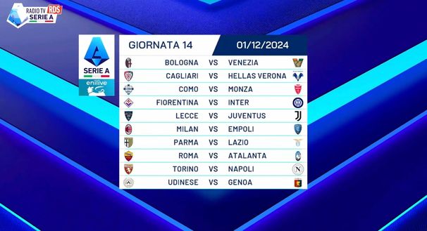 Serie A 24-25, il calendario completo: da Inter-Milan alla Juve, tutte le giornate - immagine 26