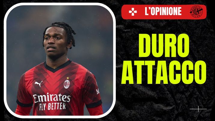 Rafael Leao (attaccante AC Milan), uscito tra i fischi nel corso di Milan-Genoa 3-3 (Serie A 2023-2024) | News (Getty Images) Rafael Leao AC Milan Milan-Genoa 3-3 Serie A 2023-2024