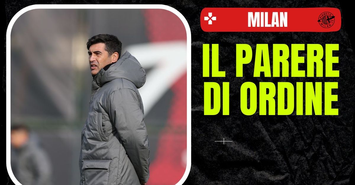 Milan, Ordine: “Premesse non brillanti. Può contare solo su la presenza di…”