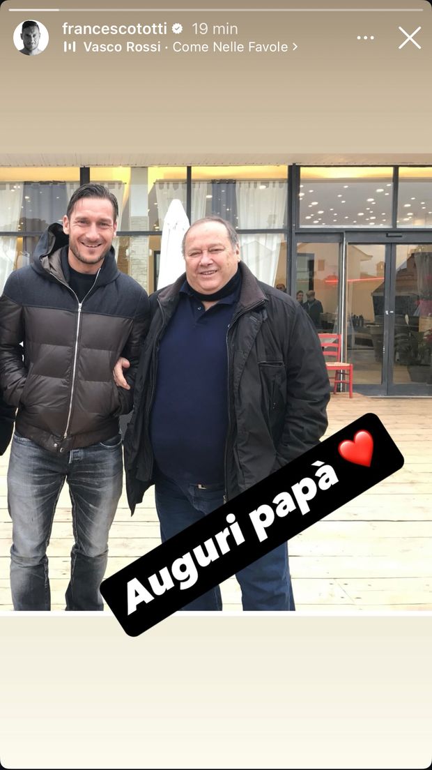 Totti ricorda il padre Enzo nel giorno del suo compleanno: “Auguri papà”- immagine 2