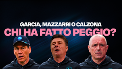 Napoli, ecco chi ha fatto peggio tra Garcia, Mazzarri e Calzona | VIDEO