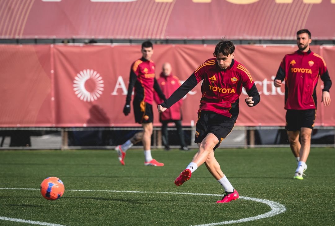 Trigoria, l’allenamento a -2 giorni dal Torino: ecco anche Malen – FOTO GALLERY - immagine 15