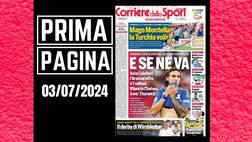 Prima pagina Corriere dello Sport: “Arsenal e Chelsea, asta per Calafiori”