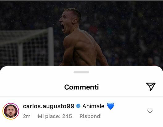 Frattesi, gioia e irriverenza: “Ops… sono gasatissimo”. Carlos Augusto commenta: “Animale”- immagine 4