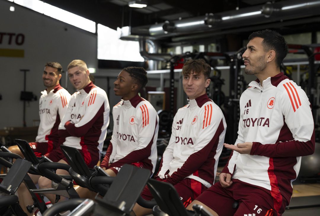 Trigoria, l’allenamento della squadra in palestra in vista del Parma – FOTO GALLERY - immagine 18