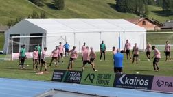 VIDEO Ritiro Palermo, inizia la seduta pomeridiana: torello ed esercitazioni a Livigno
