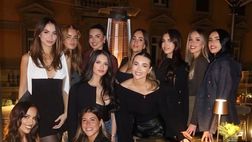 Le “lady azzurre” vanno a cena: serata trascorsa in un locale di Napoli – FOTO