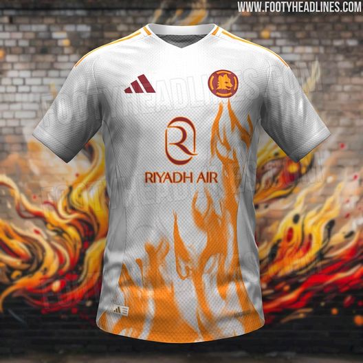 Roma, le indiscrezioni sulla maglia away 2024/25: è argentata e ha le fiamme- immagine 2