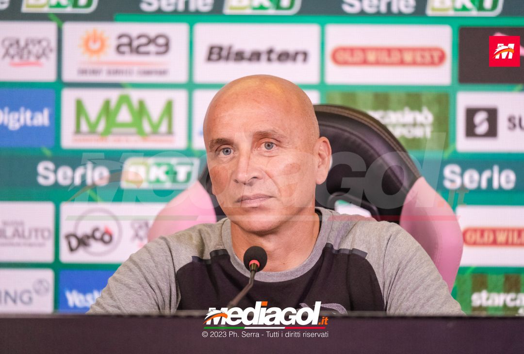 FOTO PALERMO, verso il Lecco: Eugenio Corini in conferenza stampa (GALLERY) - immagine 3