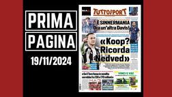Prima pagina Tuttosport: “Juve, Marchisio: ‘Koopmeiners ricorda Nedved'”