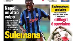 Prime pagine giornali sportivi oggi: il Napoli sui media