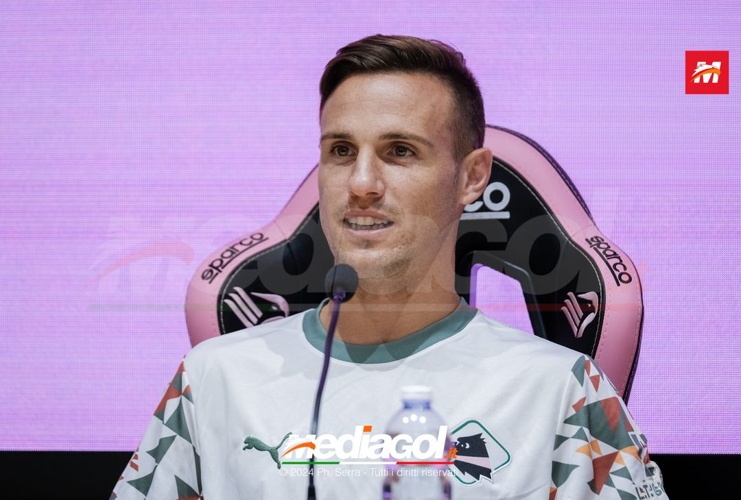 FOTO PALERMO, la presentazione di Valerio Verre in conferenza stampa (Gallery) - immagine 5