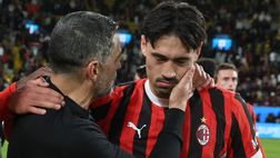 Reijnders saluta tutti al termine di Milan-Monza