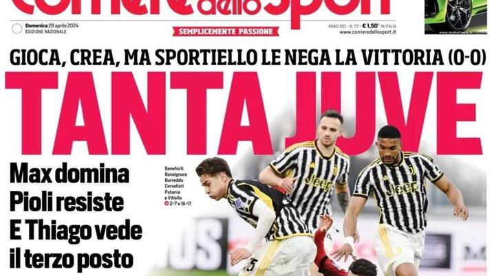 PRIMA PAGINA CORRIERE DELLO SPORT OGGI: “Kvara-Dybala, uno spareggio” - immagine 1