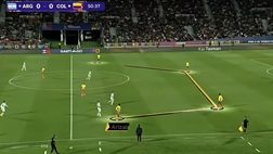 Arizala, 20 anni e tanta corsa: progressione e cross dal fondo