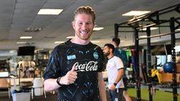 De Bruyne, primo giorno da azzurro: indossa la 10 sui pantaloncini – LA FOTOGALLERY