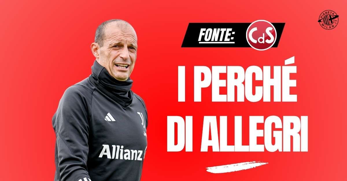 Milan, Ordine: “Allegri e Tare, competenza calcistica”. Al posto di Reijnders …