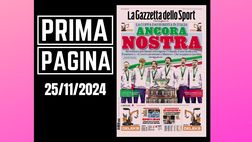 Prima pagina Gazzetta dello Sport: “Coppa Davis ancora nostra”